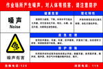 噪声警示牌