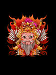 生肖虎 虎年元旦 虎贺新春 黄