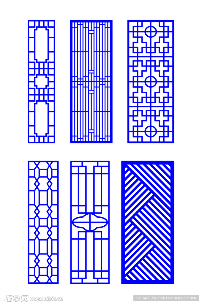 窗花 镂空花纹 屏风 隔断雕花