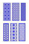 窗花 镂空花纹 屏风 隔断雕花