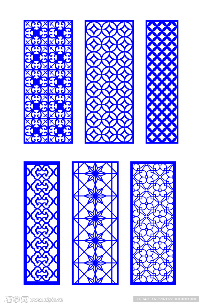 窗花 镂空花纹 屏风 隔断雕花