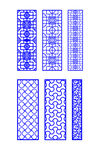 窗花 镂空花纹 屏风 隔断雕花