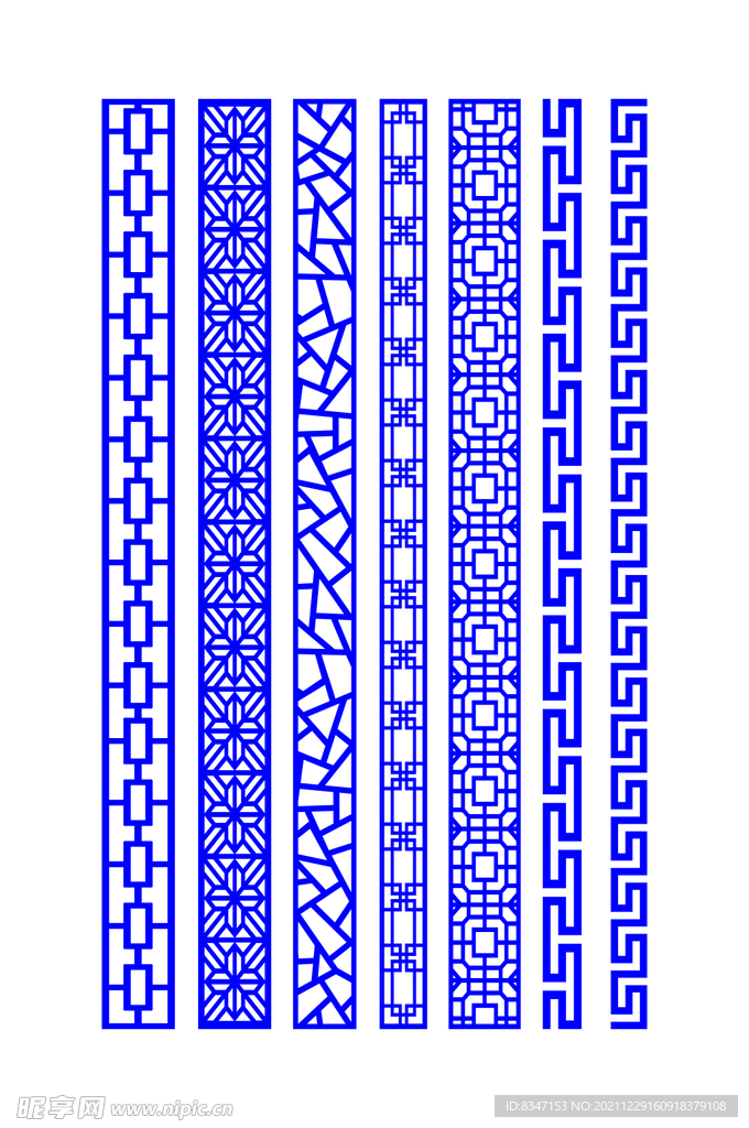 窗花 镂空花纹 屏风 隔断雕花