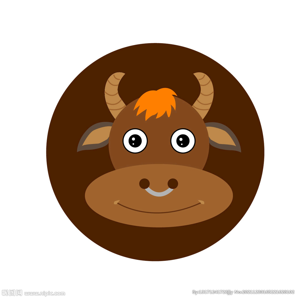 牛頭公牛, 可愛, 牛頭, 公牛素材圖案，PSD和PNG圖片免費下載
