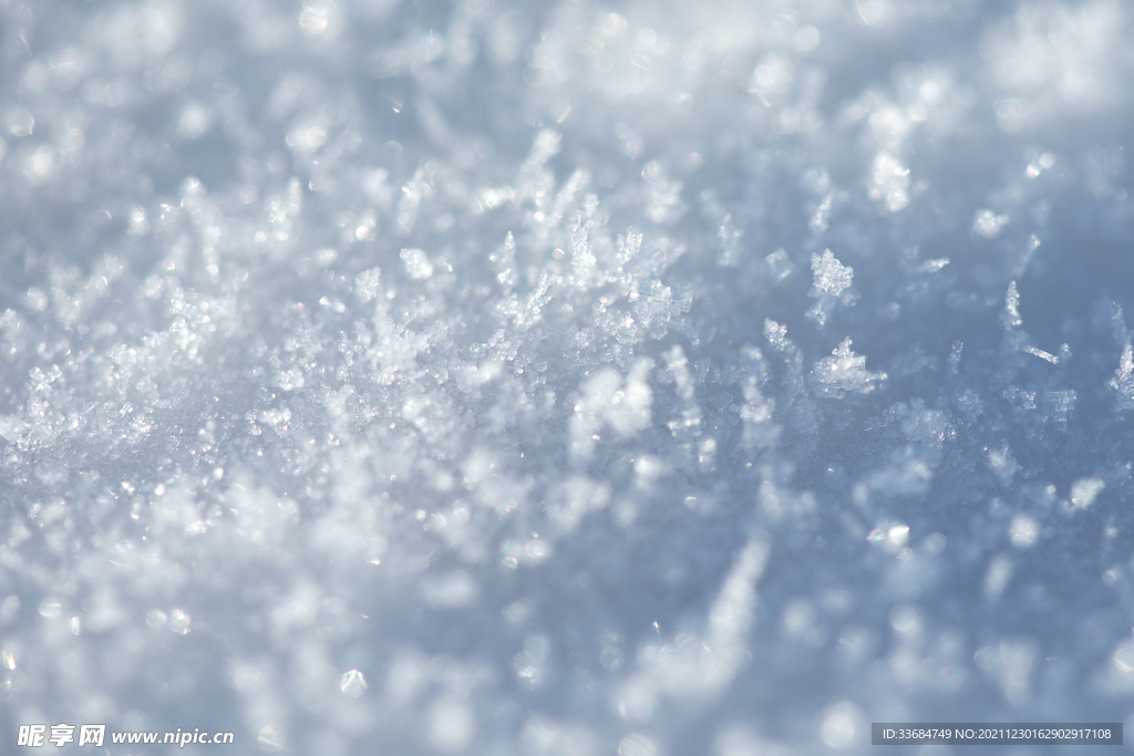 雪花特写