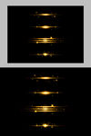 金色发光光效星光光晕效果元素