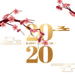 2022新年梅花海报