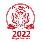 2022虎年剪纸