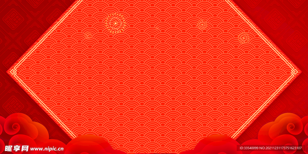红色背景 