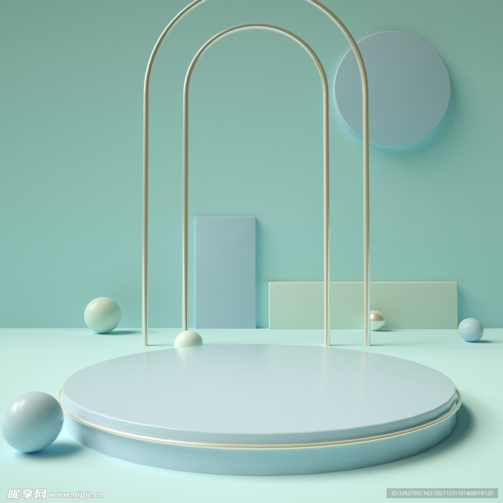 立体展台  