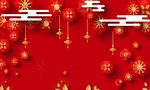 新年快乐 新春大吉 背景素材 