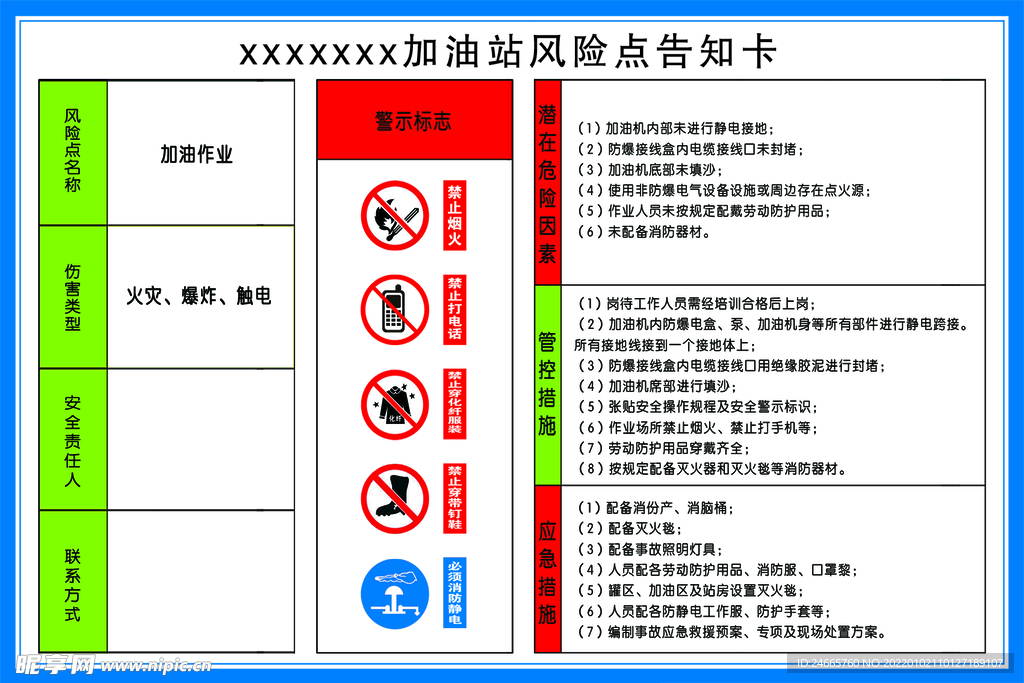 加油作业风险点