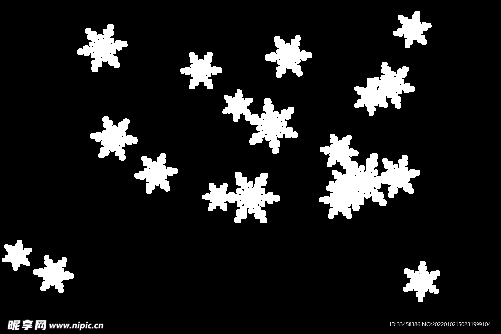 冬天雪花飞雪图片