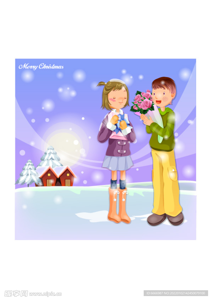 矢量情人节插画