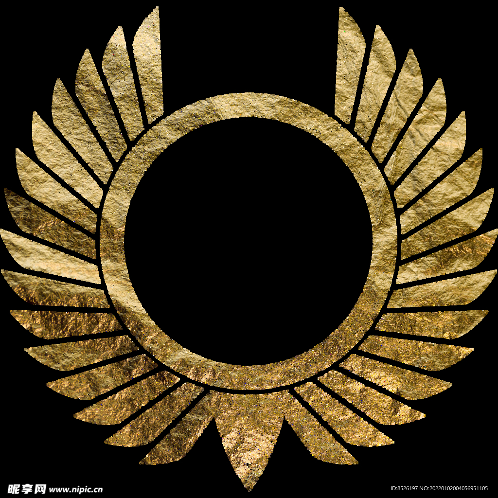 金色图案