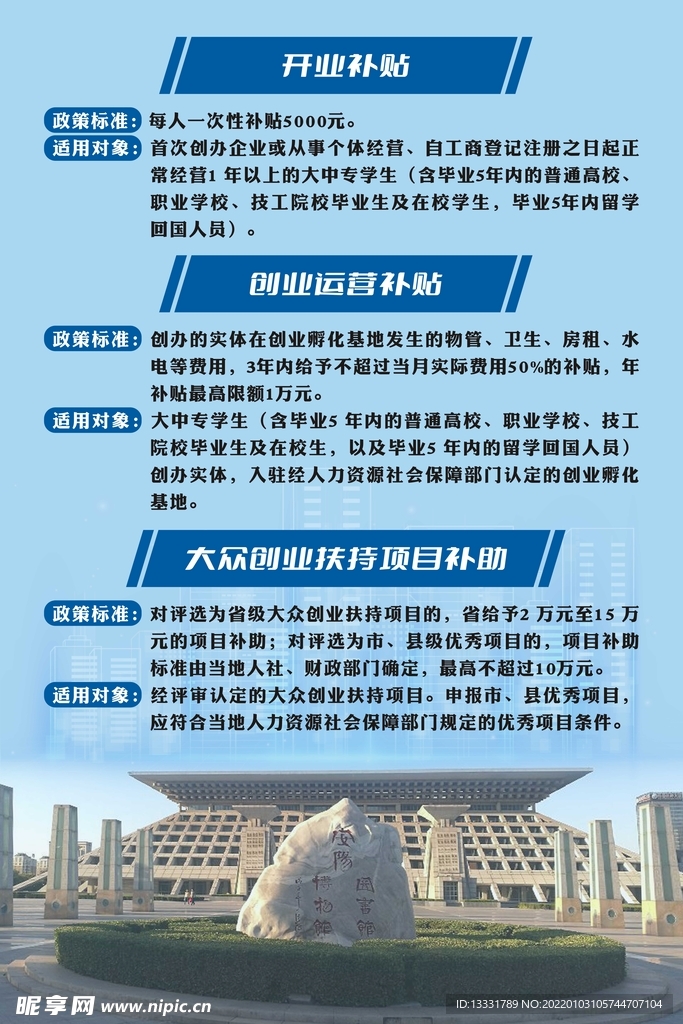 职业介绍海报