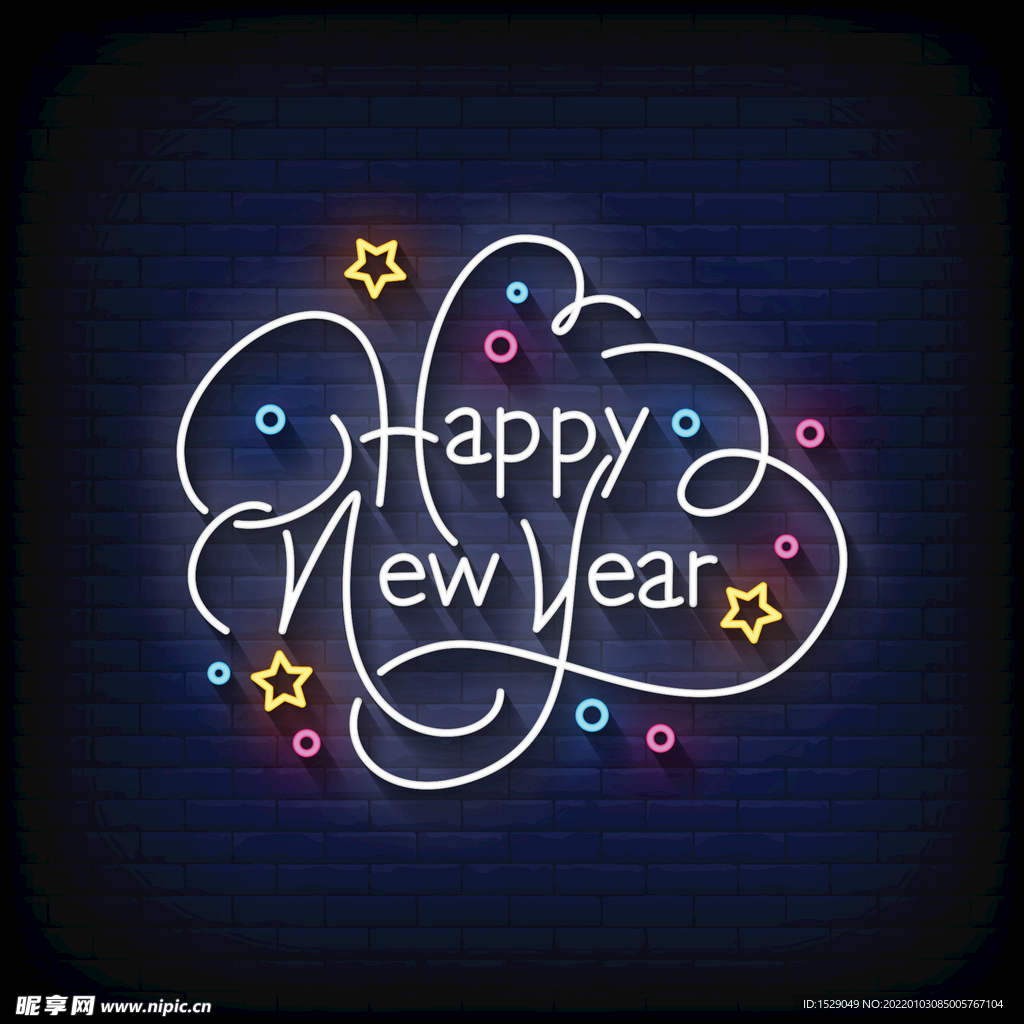 新年英文字体