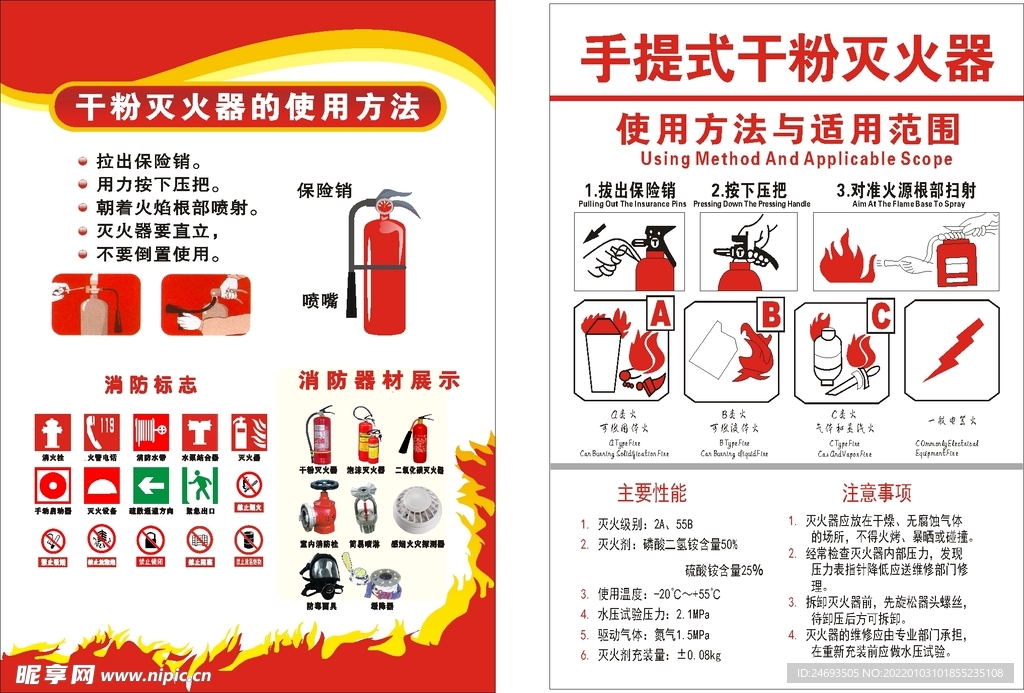 灭火器使用方法