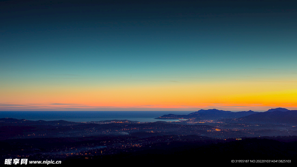 星空 夜空 黄昏