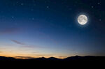 星空 夜空 月亮