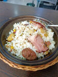  腊肉土豆饭