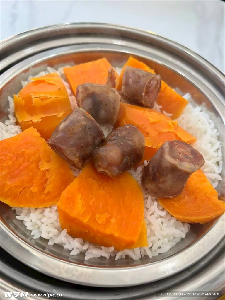 红薯焖饭