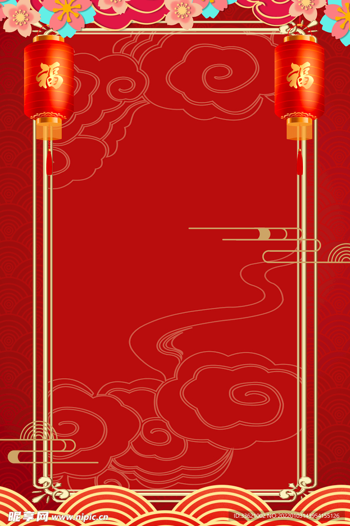 红色背景 