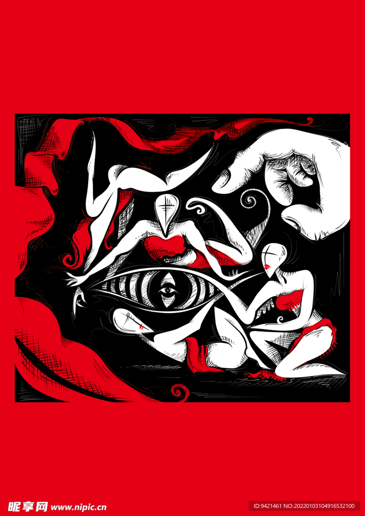 抽象插画