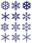 卡通雪花