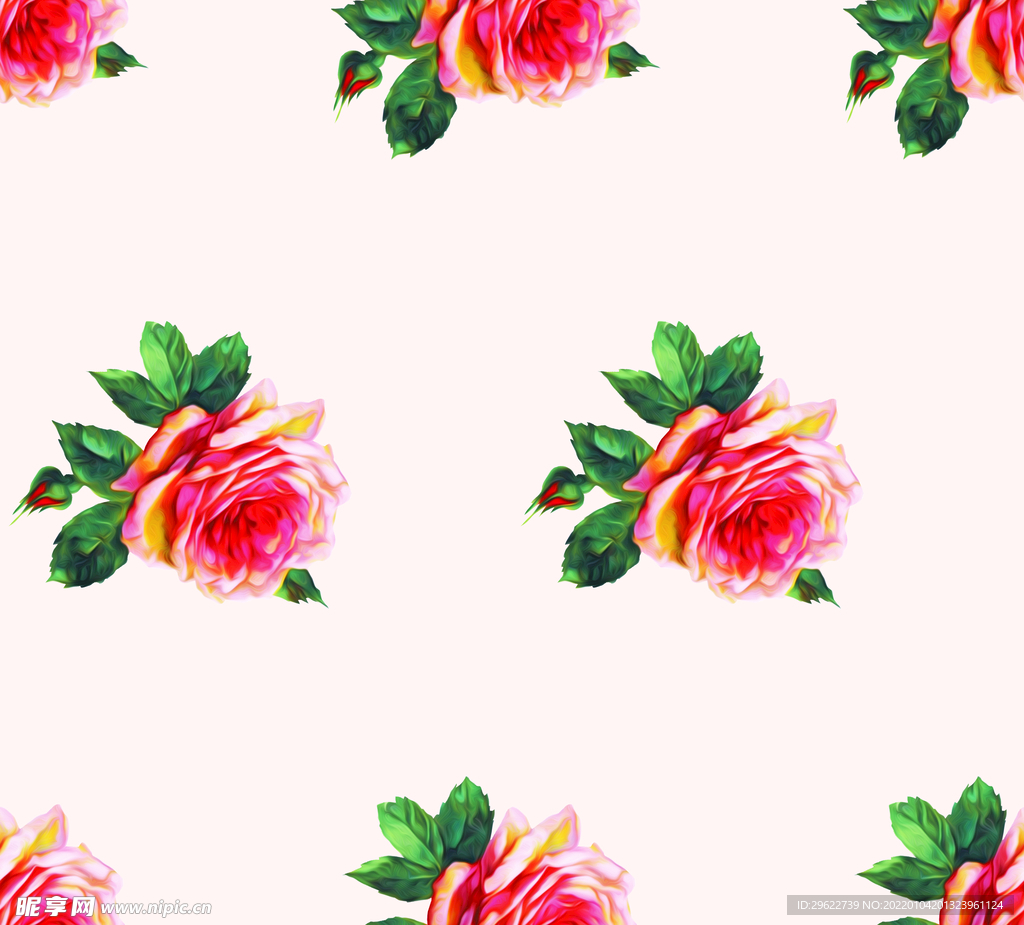 手绘花