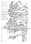 白描山水画 