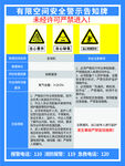 发泡机有限空间安全警示告知牌