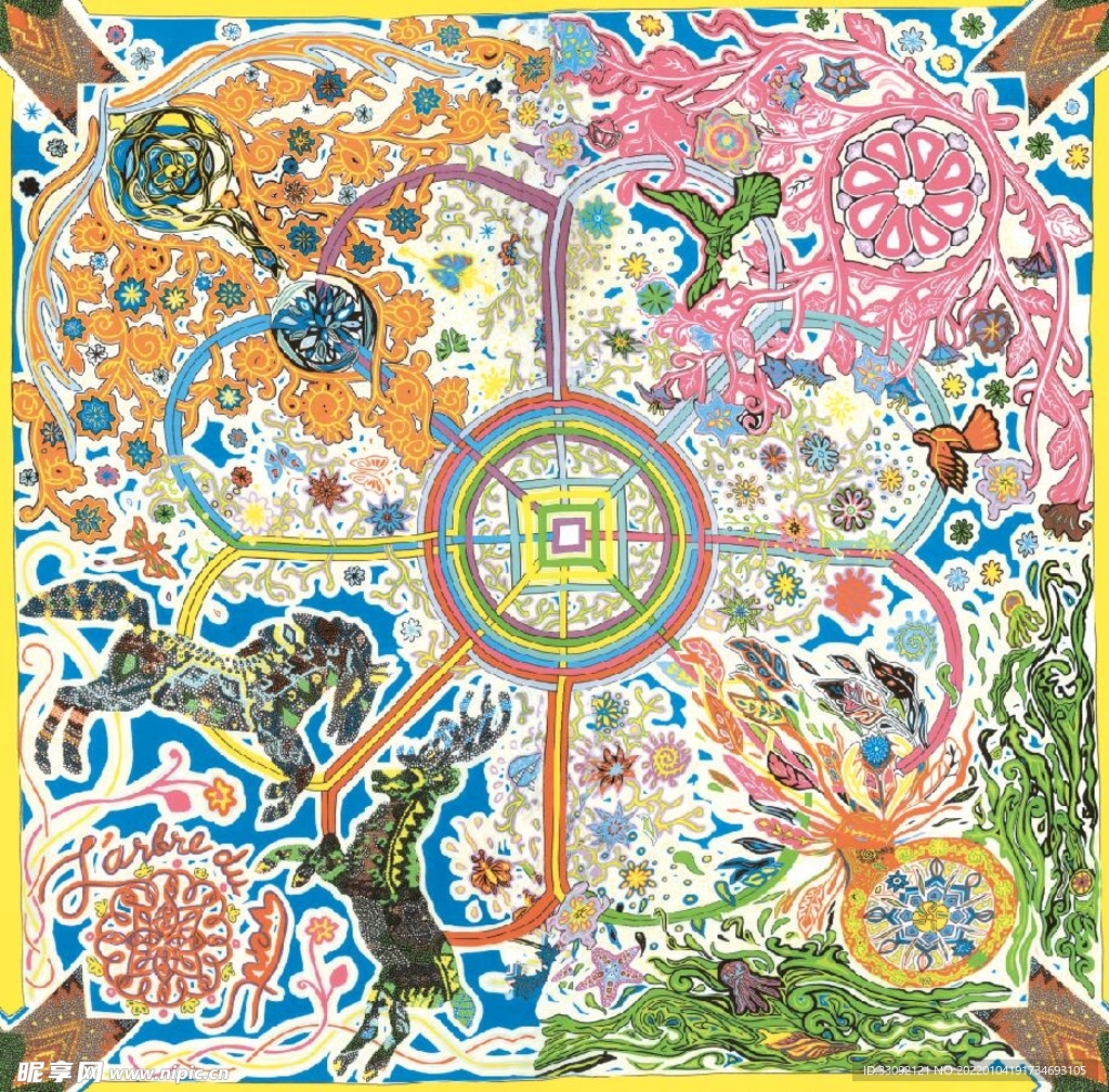 大牌花型