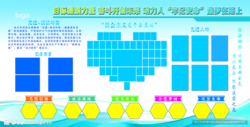 车间展板 荣誉墙 照片墙