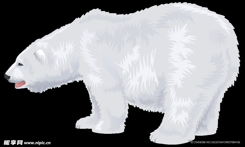 北极熊 白色 动物 憨憨 寒冷