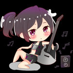 Q版音乐节音乐小女孩动漫人物