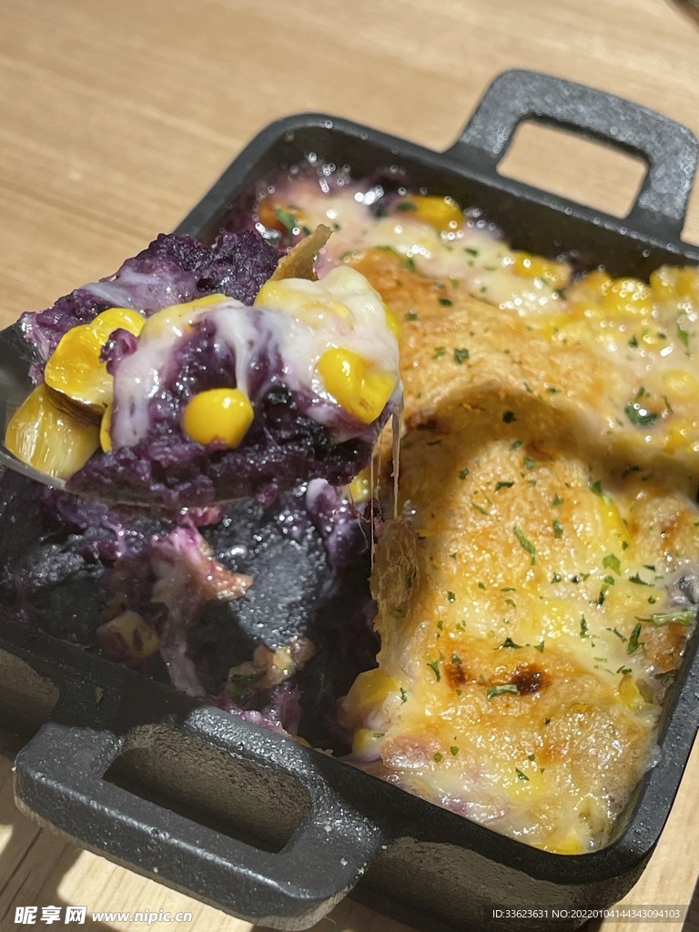 香甜紫薯玉米