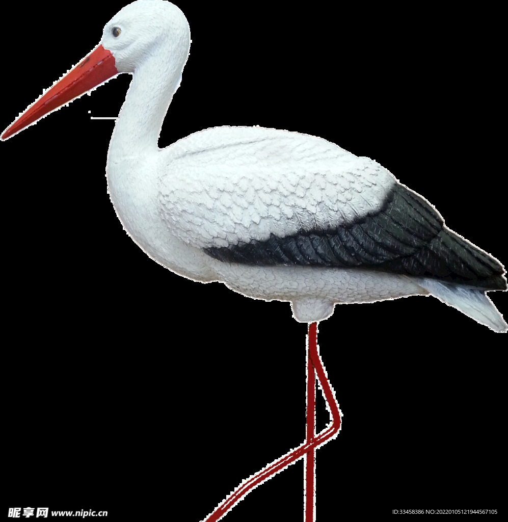 白鹳 鸟 png 透明底 免扣