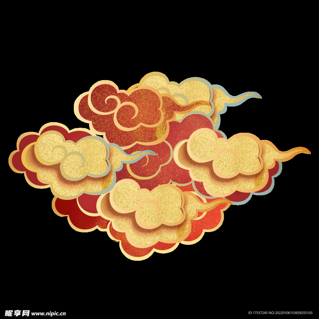 国潮风 祥云