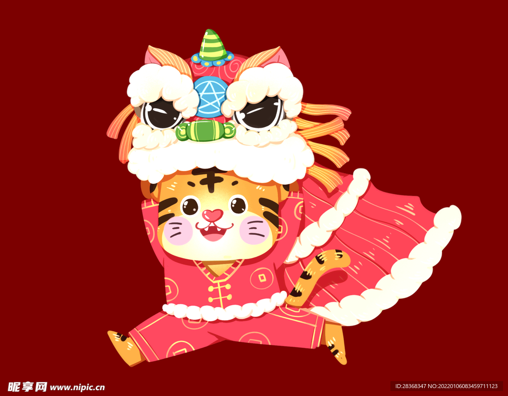  2022新年老虎素材 