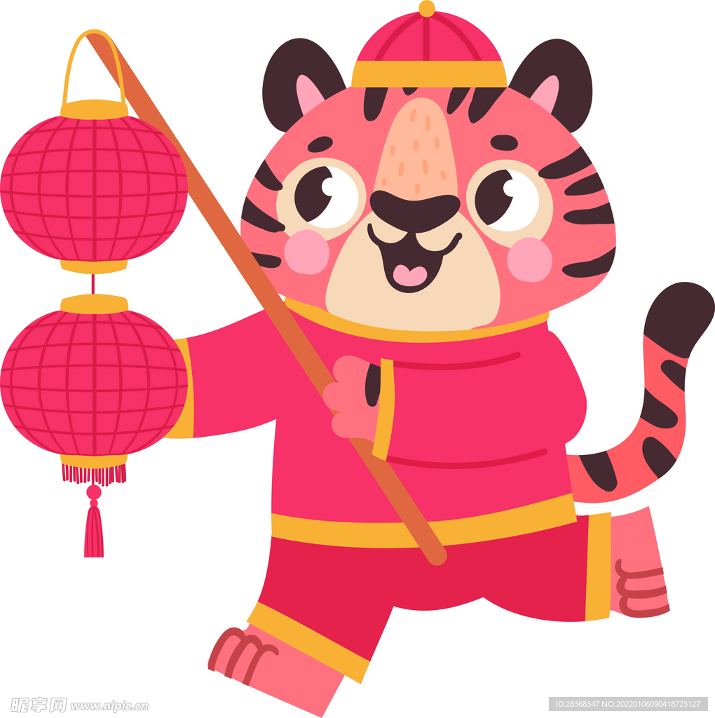2022老虎卡通素材