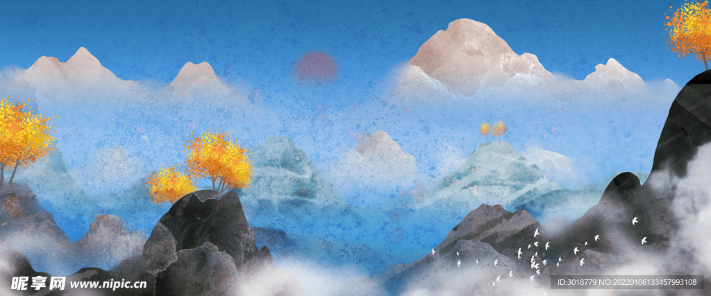 水墨山水