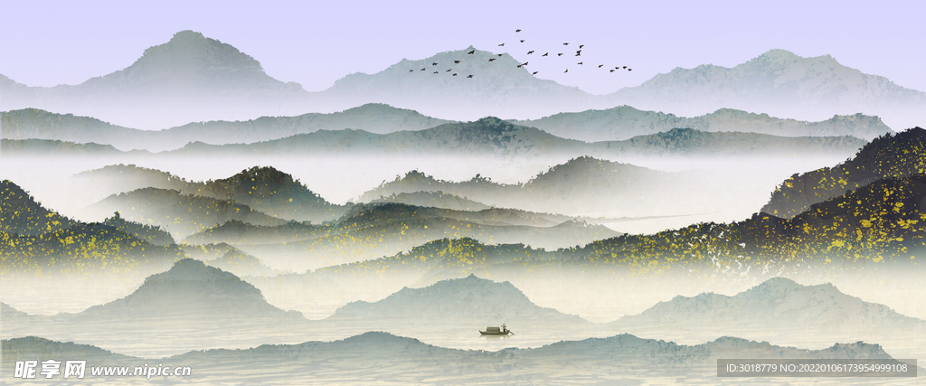 水墨山水 