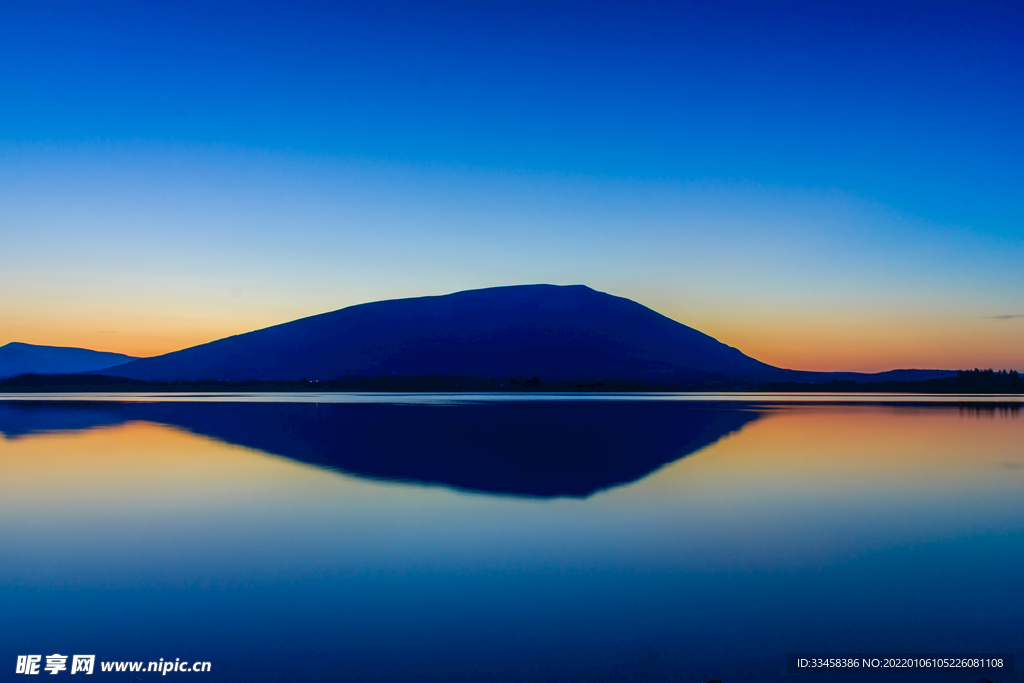 山 湖 爱尔兰风景图片
