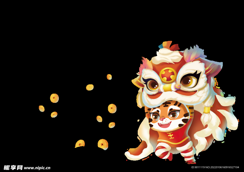 春节 虎年 喜庆 新年