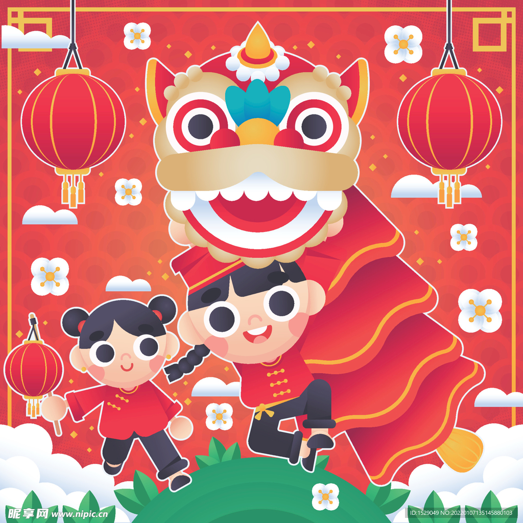   新年背景 