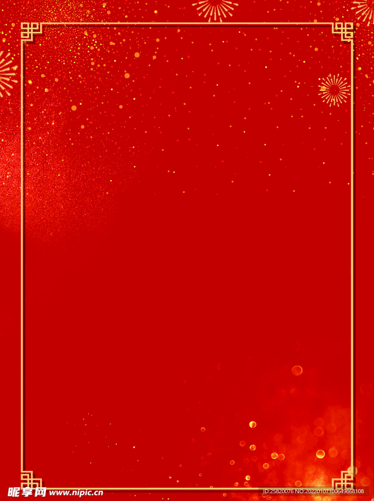 新年背景红色