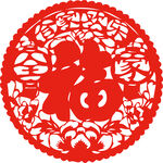 虎年福字窗花