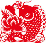 年年有鱼剪纸