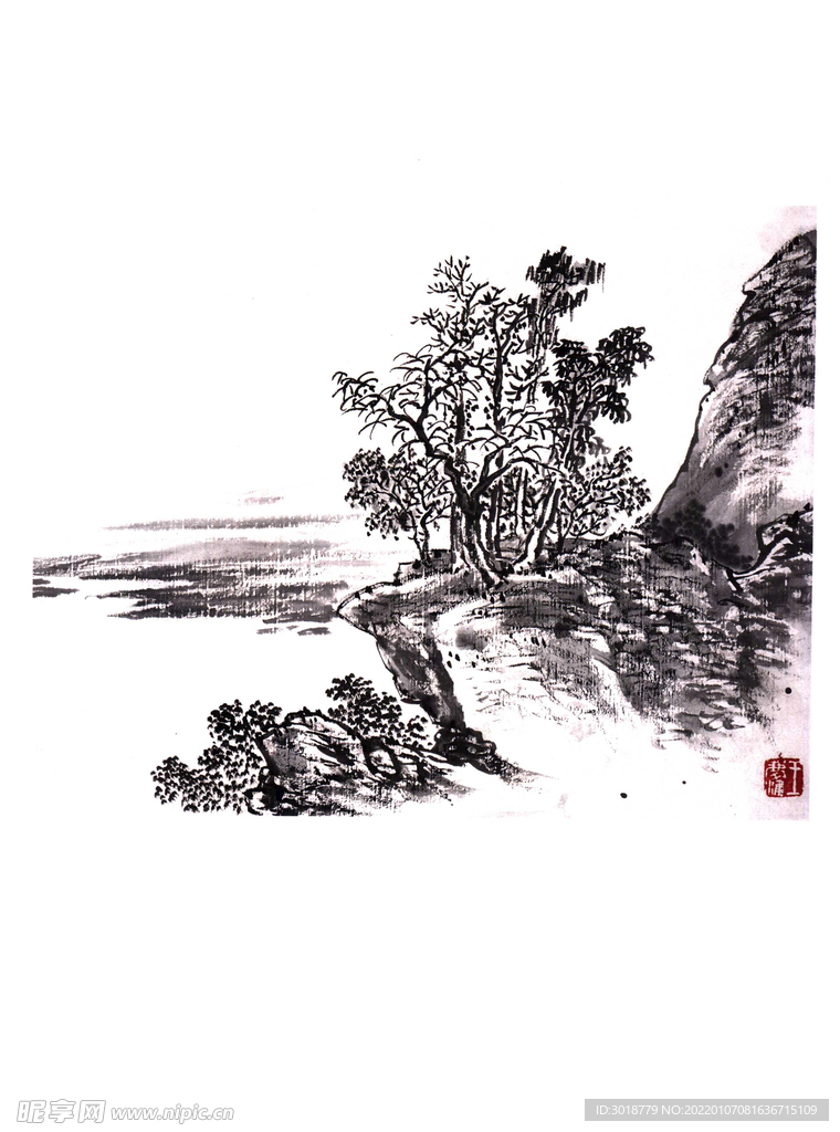 山水画 